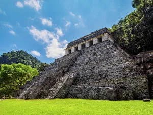 Time Prints: Temple of the Inscriptions, Palenque Archaeological Site, Palenque, Chiapas State, Mexico