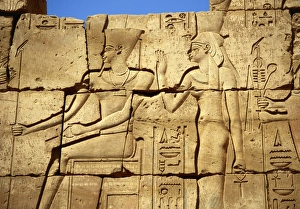 Hieroglyphics Prints: Temple of Karnak, Egypt