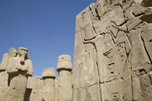 Images Dated 28th February 2007: Temple of Karnak, Thebes, UNESCO World Heritage Site, Egypt, North Africa, Africa
