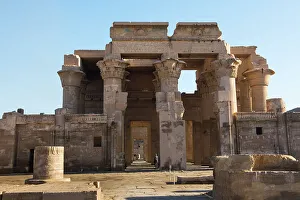 Cultural Exploration Prints: Temple of Kom Ombo dedicated to gods Sobek and Haroeris, Egypt, North Africa, Africa