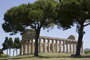 Temple of Neptune, Paestum, UNESCO World Heritage Site, Campania, Italy, Europe