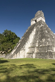 Tikal Prints: Temple No. 1 (Jaguar Temple), Tikal, UNESCO World Heritage Site, Tikal National Park