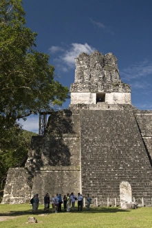 Temple No. 2 (Temple of the Masks), Great Plaza, Tikal, UNESCO World Heritage Site