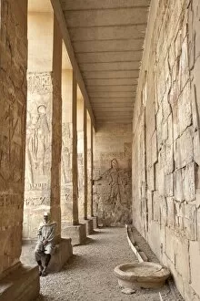 Images Dated 10th February 2009: Temple of Osiris in Abydos, Egypt, North Africa, Africa