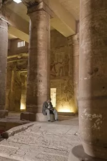 Images Dated 10th February 2009: Temple of Osiris in Abydos, Egypt, North Africa, Africa