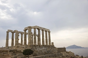 Images Dated 15th September 2008: Temple of Poseidon, Cape Sounion, Greece, Europe