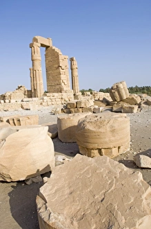 The temple of Soleb built during the reign of Amenophis III