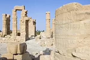 The temple of Soleb built during the reign of Amenophis III