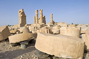 The temple of Soleb built during the reign of Amenophis III, Soleb, Nubia, Sudan, Africa
