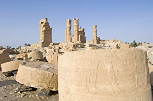 The temple of Soleb built during the reign of Amenophis III, Soleb, Nubia, Sudan, Africa
