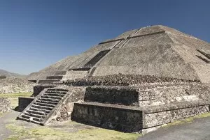 Images Dated 20th January 2010: Temple of the Sun, Archaeological Zone of Teotihuacan, UNESCO World Heritage Site