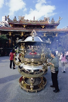 Taipei Prints: Temple, Taipei, Taiwan, Republic of China, Asia