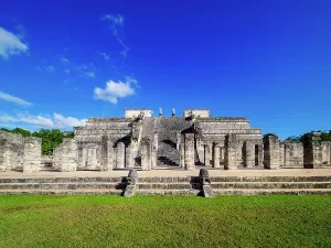 Monumental Prints: Temple of the Warriors, Chichen Itza, Yucatan State, Mexico