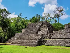 Caracol Prints: Temple of the Wooden Lintel, Caracol Archaeological Site, Cayo District, Belize