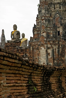Images Dated 17th October 2007: Temples at Ayuthaya, Thailand, Southeast Asia, Asia