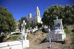 Templo de Guadalupe, Real de Catorce, former silver mining town now popular with tourists