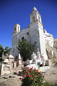 Images Dated 1st November 2007: Templo de Guadalupe, Real de Catorce, former silver mining town now popular with tourists