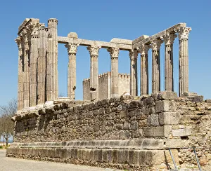 Ancient Ruins Prints: Templo Romano (Roman temple) (Temple of Diana)
