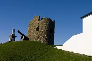 Tenby Castle, Dyfed, Wales, United Kingdom, Europe