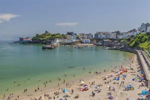 Pembrokeshire Prints: Tenby Harbour, Pembrokeshire, Wales, United Kingdom, Europe