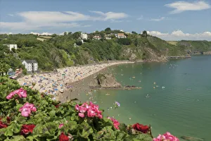 Pembrokeshire Prints: Tenby, North Beach, Pembrokeshire, Wales, United Kingdom, Europe