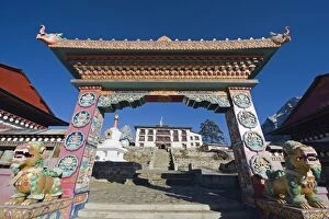 Images Dated 13th April 2010: Tengboche Monastery, Tengboche, Solu Khumbu Everest Region, Sagarmatha National Park