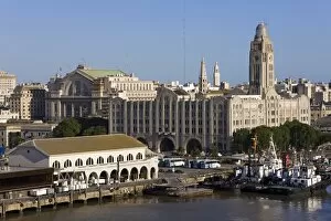 Images Dated 19th December 2009: Terminal building in Port of Montevideo, Uruguay, South America