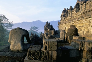 Borobodur Prints: Terrace detail