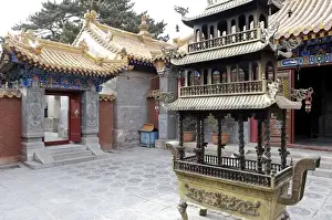 The Five Terrace Mountain (Wutai Shan), one of Chinas most ancient Buddhist sites
