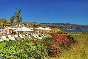 Sun Lounger Prints: Terranea Resort, Rancho Palos Verdes, California, United States of America, North America