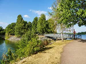 Public Park Prints: Tervasaaren Koirapuisto Park, Helsinki, Uusimaa County, Finland, Europe