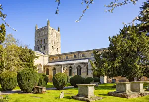 Places Of Worship Prints: Tewkesbury Abbey (The Abbey Church of St)