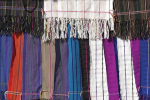 Patterned Prints: Textiles from Padaung tribe, Shan State, Myanmar (Burma), Asia