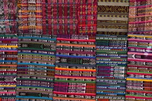 Blankets Prints: Textiles, San Francisco El Alto, Guatemala, Central America