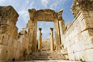Images Dated 14th October 2007: Tha Cathedral, Jerash (Gerasa), a Roman Decapolis city, Jordan, Middle East