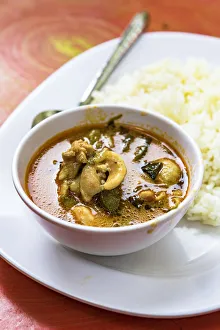 Spoon Prints: Thai Red Curry, Chiang Mai, Northern Thailand, Thailand, Southeast Asia, Asia