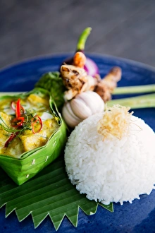 Typically Thai Prints: Thai yellow curry, Thailand, Southeast Asia, Asia
