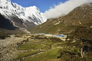 Thame village, Sagarmatha National Park, UNESCO World Heritage Site, Solukhumbu District, Sagarmatha, Eastern Region (Purwanchal), Nepal, Himalayas, Asia
