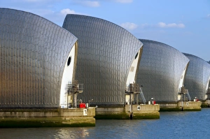 Thames Barrier, Woolwich, London, England, United Kingdom, Europe