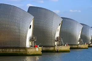 Images Dated 20th April 2010: Thames Barrier, Woolwich, London, England, United Kingdom, Europe