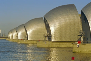 Radiant Prints: The Thames Flood Barrier, London, England, UK