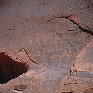 Tribal Prints: Thamudic inscriptions carved 2000 years ago by Arabian