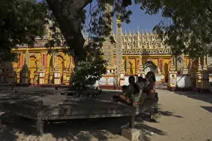 Monywa Prints: Thanboddhay Paya built in the 20th century by Moehnyin Sayadaw