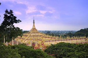 Monywa Prints: Thanboddhay PayaMonywa, Sagaing, Myanmar (Burma), Southeast Asia