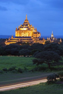 Bagan Prints: Thatbyinnyu Pahto temple, Bagan (Pagan), Myanmar (Burma), Asia