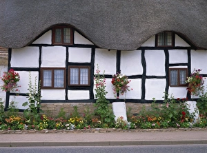 Thatch Prints: Thatched cottage, Worcestershire, England, United Kingdom, Europe