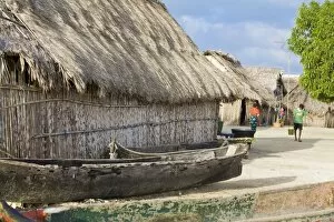 Thatched hut, Wichub-Wala Island, Comarca de Kuna Yala, San Blas Islands