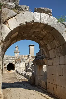 Pillars Prints: Theater Entrance, Xanthos Archaeological Site