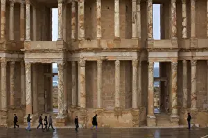 Old City Prints: The theater of the old city of Sabratha, UNESCO World Heritage Site, Libya