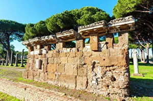 Theatres Prints: Theater, Ostia Antica archaeological site